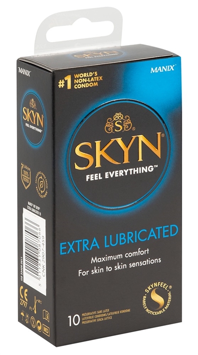Manix SKYN Extra lubricated latexfri kondomer 10stk